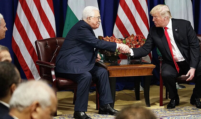 El presidente palestino, Abu Mazen, busca abrir una nueva página con Donald Trump