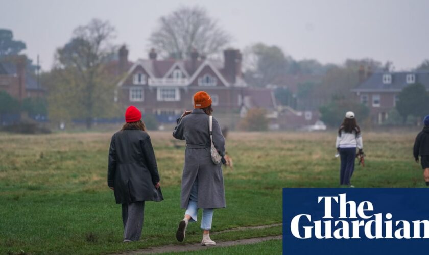 England has 10th of expected sunshine amid ‘anticyclonic gloom’, Met Office says