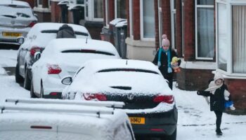 Every area where temperatures will drop below freezing as Brits brace for snow