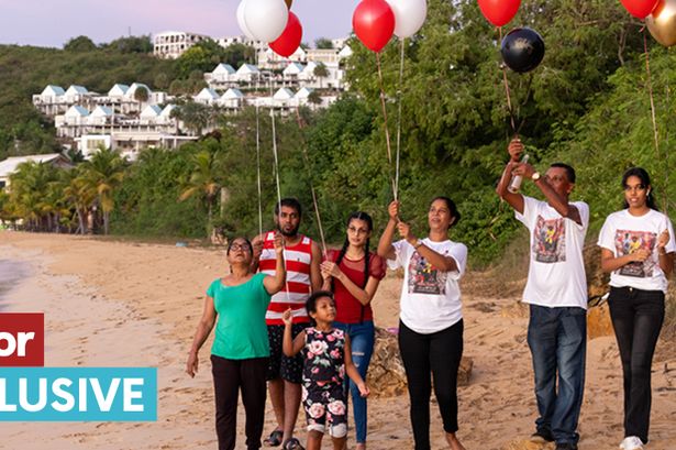 Family of young man stabbed to death by two 12-year-olds release balloons on emotional anniversary