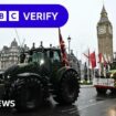 Farming tax row - BBC Verify on which figures are more reliable and why