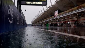 Formel 1 in Brasilien: Unwetter in São Paulo sorgt für stressigen Sonntag