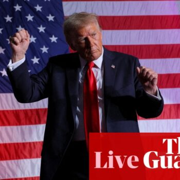 Frantic campaigning by Trump amid Iowa poll shock – US election live updates