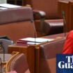 Hanson alleging Fatima Payman in breach of section 44 ends with Thorpe giving Senate the finger