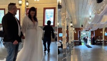 Heartbreaking moment bride and groom walk into 'dream wedding' to see no one's turned up