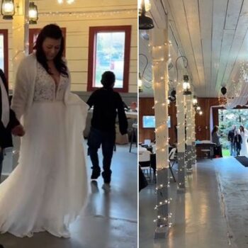 Heartbreaking moment bride and groom walk into 'dream wedding' to see no one's turned up