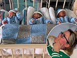 I struggled to conceive for years but then gave birth to one-in-200 million identical triplets - they are a gift from God