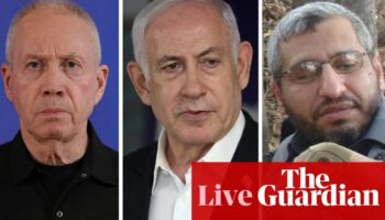 ICC issues arrest warrants for Benjamin Netanyahu, Yoav Gallant and Mohamed Deif – Middle East live