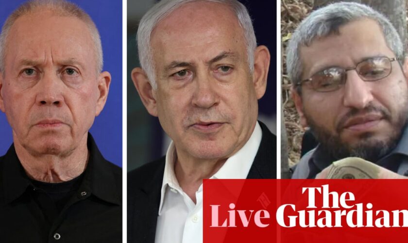 ICC issues arrest warrants for Benjamin Netanyahu, Yoav Gallant and Mohamed Deif – Middle East live