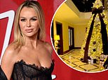 Inside Amanda Holden's £7m Surrey home: Star shows off mansion's renovations to transform it into her own 'Beverly Hills Hotel' one year after moving in