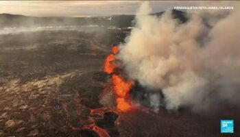 Islande : 7ème éruption en un an du volcan de Reykjanes