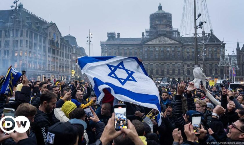 Israel sends 'rescue planes' to Netherlands after clashes