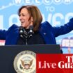 Kamala Harris and Donald Trump campaign in key swing states as electoral race heats up – US politics live