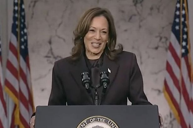 Kamala Harris stands defiant and vows 'never give up the fight' as she concedes US Election