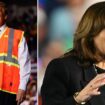 Kamala Harris taunts Donald Trump at US election rally as crowd chants 'lock him up'