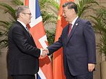 Keir Starmer calls for 'respectful' UK-China relations as he becomes first PM to meet Xi Jinping since 2018 at G20 summit - with president warning of global 'turbulence' to come