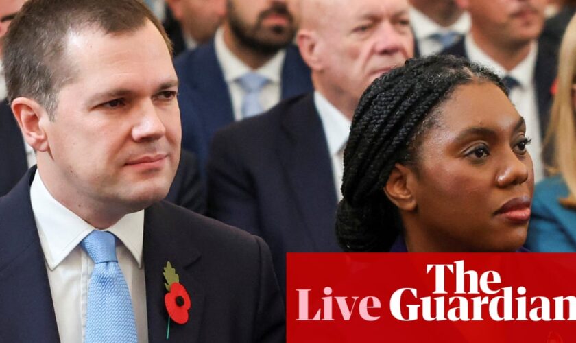 Kemi Badenoch to chair first shadow cabinet meeting as Conservative leader – UK politics live