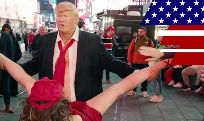 Künstlerin Alison Jackson: Statue von Trump in Sex-Pose "trifft einen Nerv"