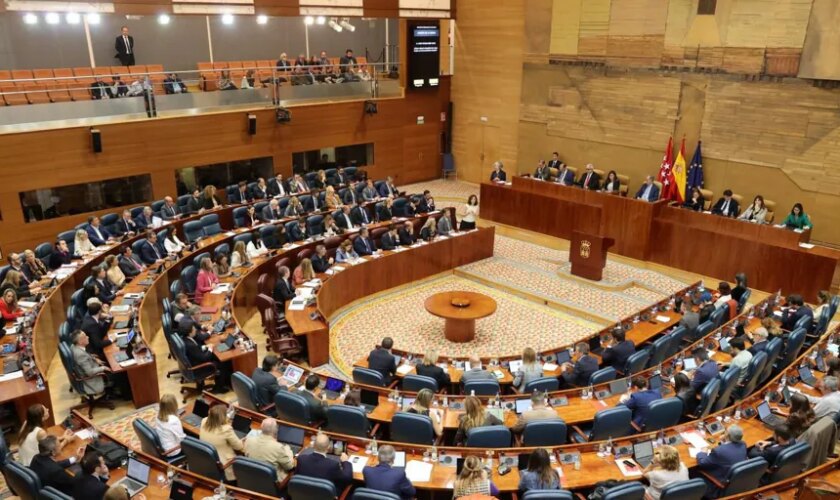 La Asamblea de Madrid guarda un minuto de silencio por las víctimas de la DANA y expresa su apoyo al pueblo de Valencia y a las fuerzas de rescate