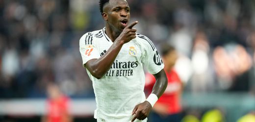 La Liga: Real Madrid besiegt Osasuna – Vinícius Júnior mit Dreierpack