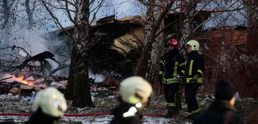 Litauen: Frachtflugzeug aus Leipzig stürzt auf Wohngebäude