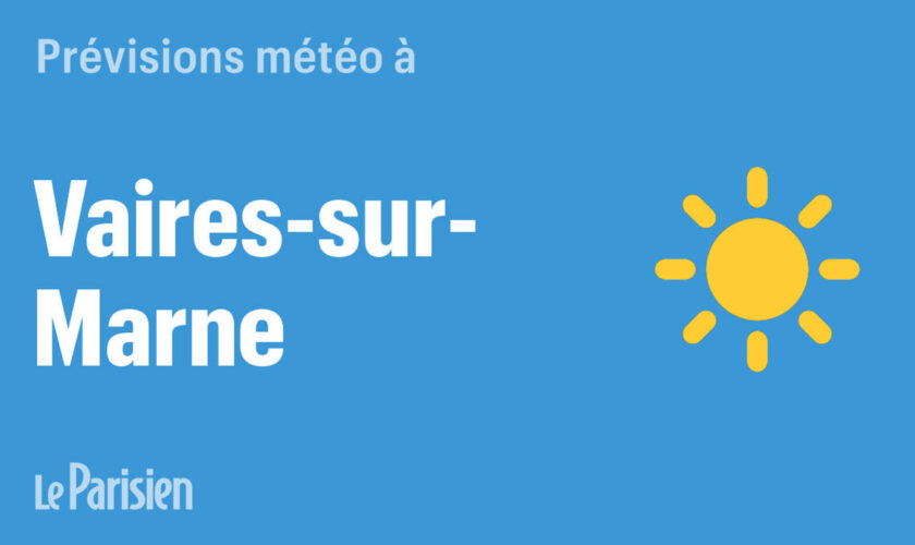 Météo à Vaires-sur-Marne