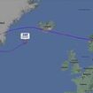 Miami-bound flight crosses Atlantic but then turns around at the Canadian border and begins to return to Europe