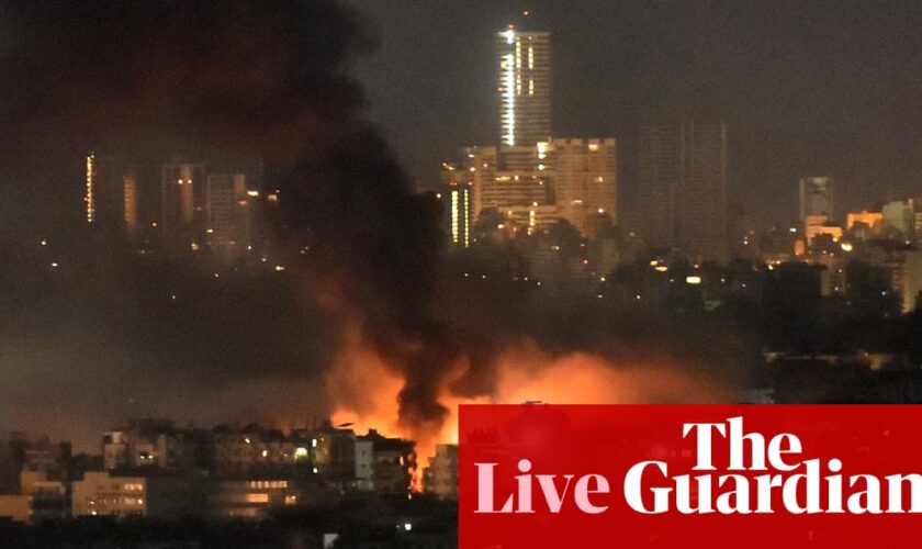 Middle East crisis live: Israel launches fresh strikes on Beirut; Netanyahu and Trump discuss ‘Iranian threat’