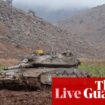 Middle East crisis live: Israeli tanks fire on southern Lebanon as officials says ceasefire with Hezbollah violated