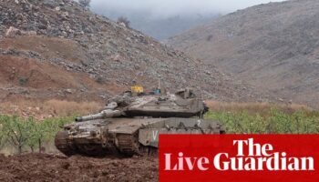 Middle East crisis live: Israeli tanks fire on southern Lebanon as officials says ceasefire with Hezbollah violated