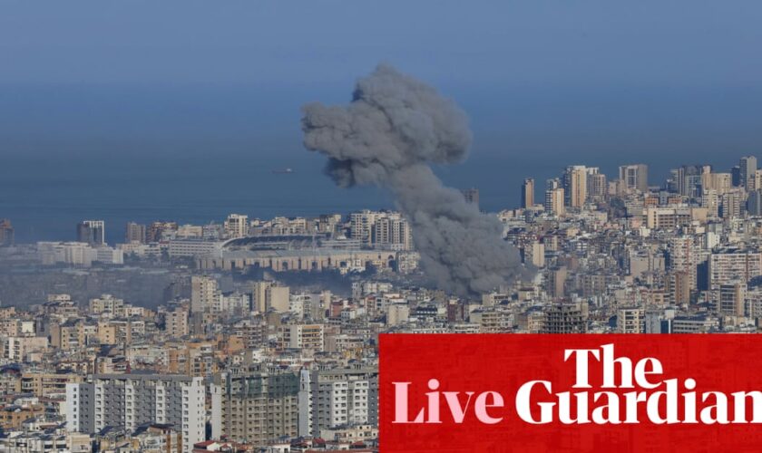 Middle East crisis live: Paramedics reported killed in Israeli attack on Lebanon as IDF orders evacuation of Beirut suburb