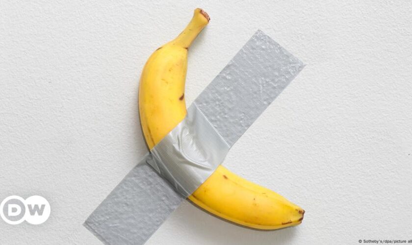 Million-dollar banana? Infamous duct-taped artwork goes on auction