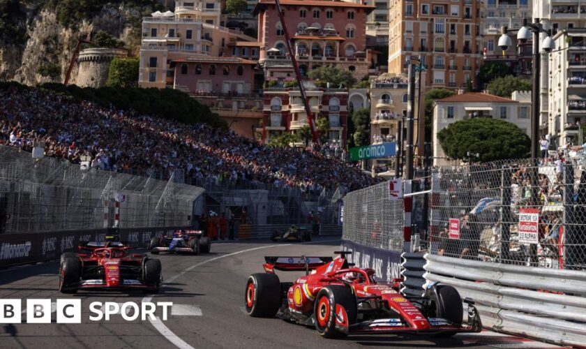 Charles Leclerc at Monaco Grand Prix