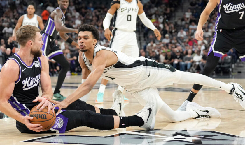 NBA : Victor Wembanyama réalise son meilleur match de la saison et les Spurs battent les Kings de Sacramento