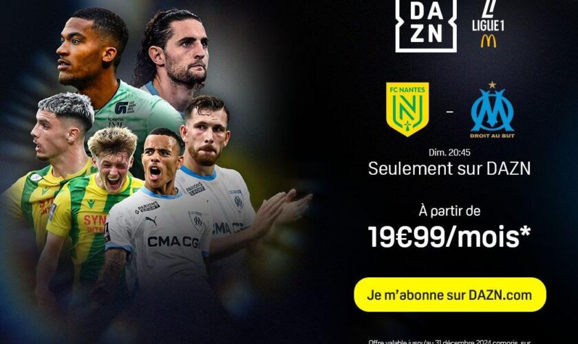 Nantes - OM : à quelle heure et sur quelle chaîne regarder le match en direct ?