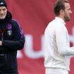 Harry Kane (r) arbeitet bald wieder mit Thomas Tuchel (l) zusammen. Foto: Sven Hoppe/dpa