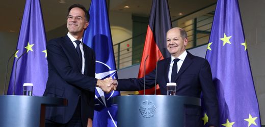 Nato: Mark Rutte lobt Scholz für dessen Führungsrolle