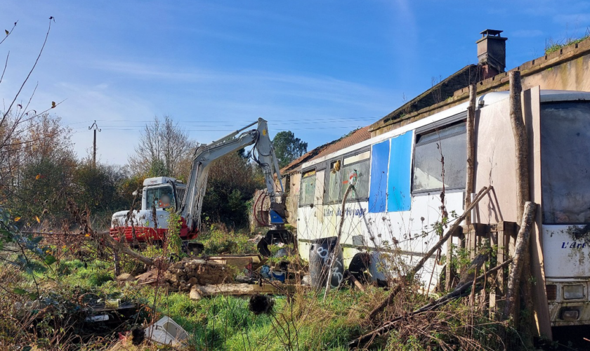 Notre-Dame-des-Landes : un bâtiment de l’ancienne ZAD démoli par la préfecture