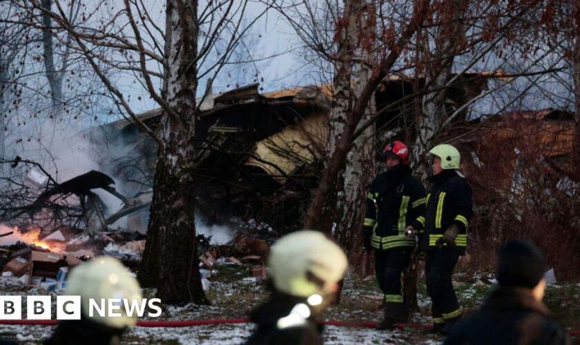 One dead and three injured in Lithuania cargo plane crash