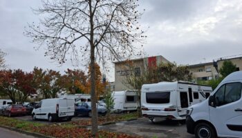 Osny : les caravanes qui occupaient à nouveau le parking de la clinique Sainte-Marie sont parties