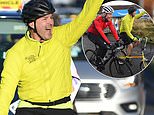 Paddy McGuinness left speechless as Sir Chris Hoy reveals comedian raised  jaw-dropping amount during 300-mile charity bike ride after admitting it was 'the best feeling in the world'