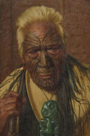 Painting of Māori elder fetches record price in NZ auction