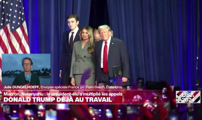 Présidentielle américaine J+1 : Donald Trump déjà au travail