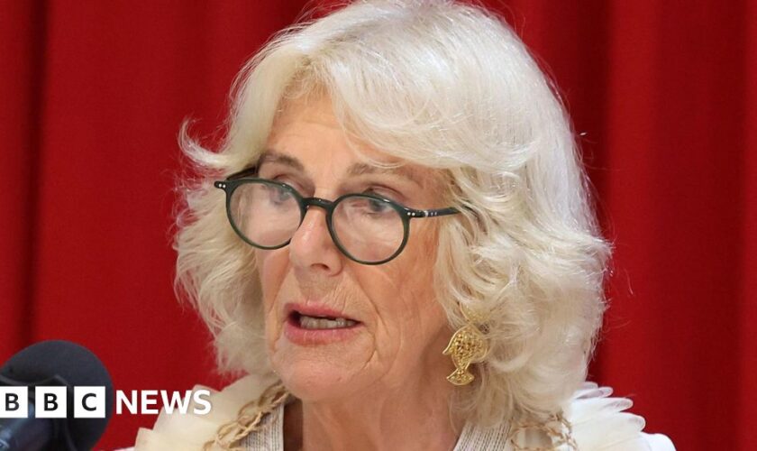 Queen Camilla warns of 'terrifying' domestic violence