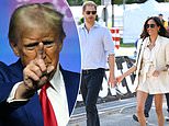 RICHARD EDEN: Harry and Meghan's 'desperate' attempts to return after Trump's win revealed - as my insiders tell me the Duke fears deportation