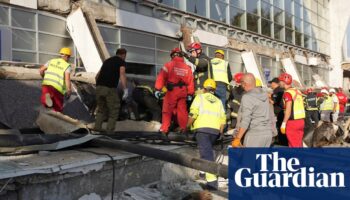 Roof collapse kills at least eight people at Serbian train station