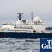 Russian spy ship escorted away from internet cables in Irish sea