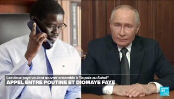 Sénégal : appel téléphonique diplomatique entre Poutine et Diomaye Faye