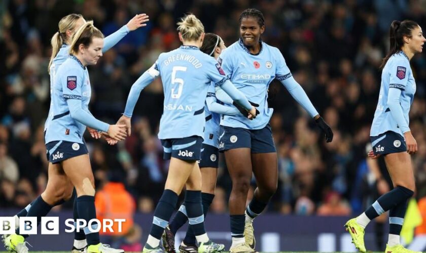 Manchester City celebrate