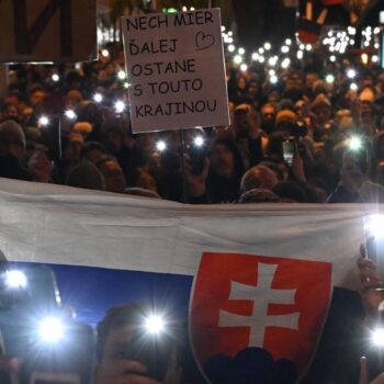 Slovaks recall revolution and protest threat to democracy